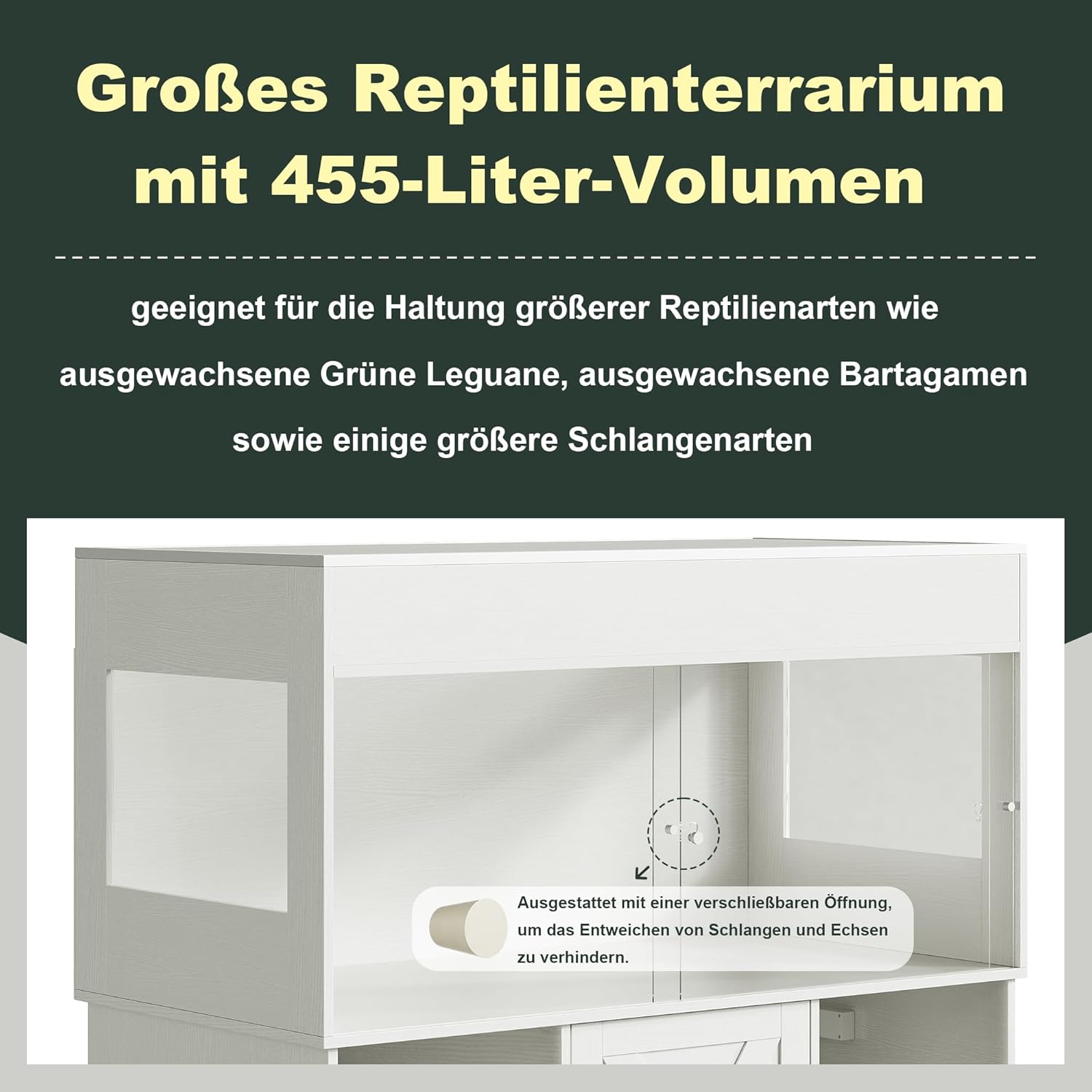 Herture Terrarium 120×60×60 cm - Bild 2