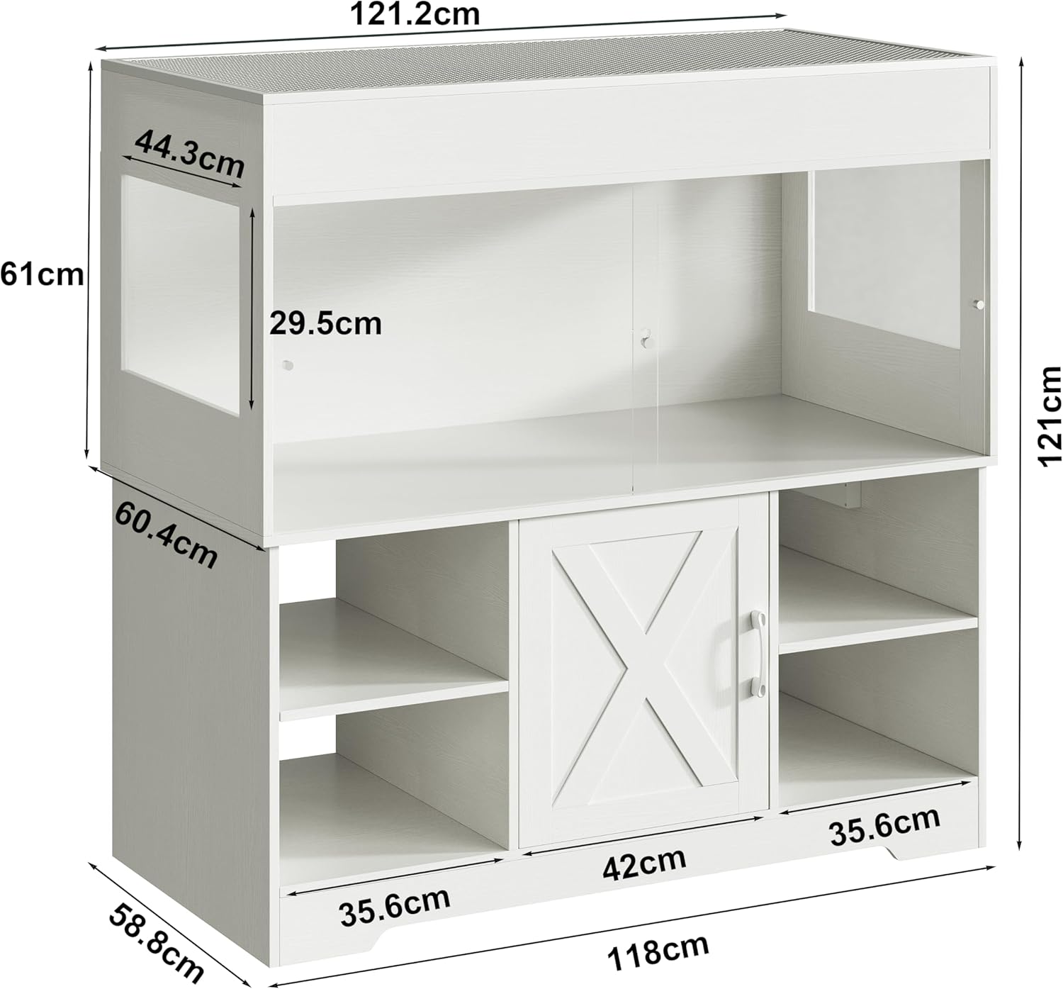 Herture Terrarium 120×60×60 cm - Bild 4