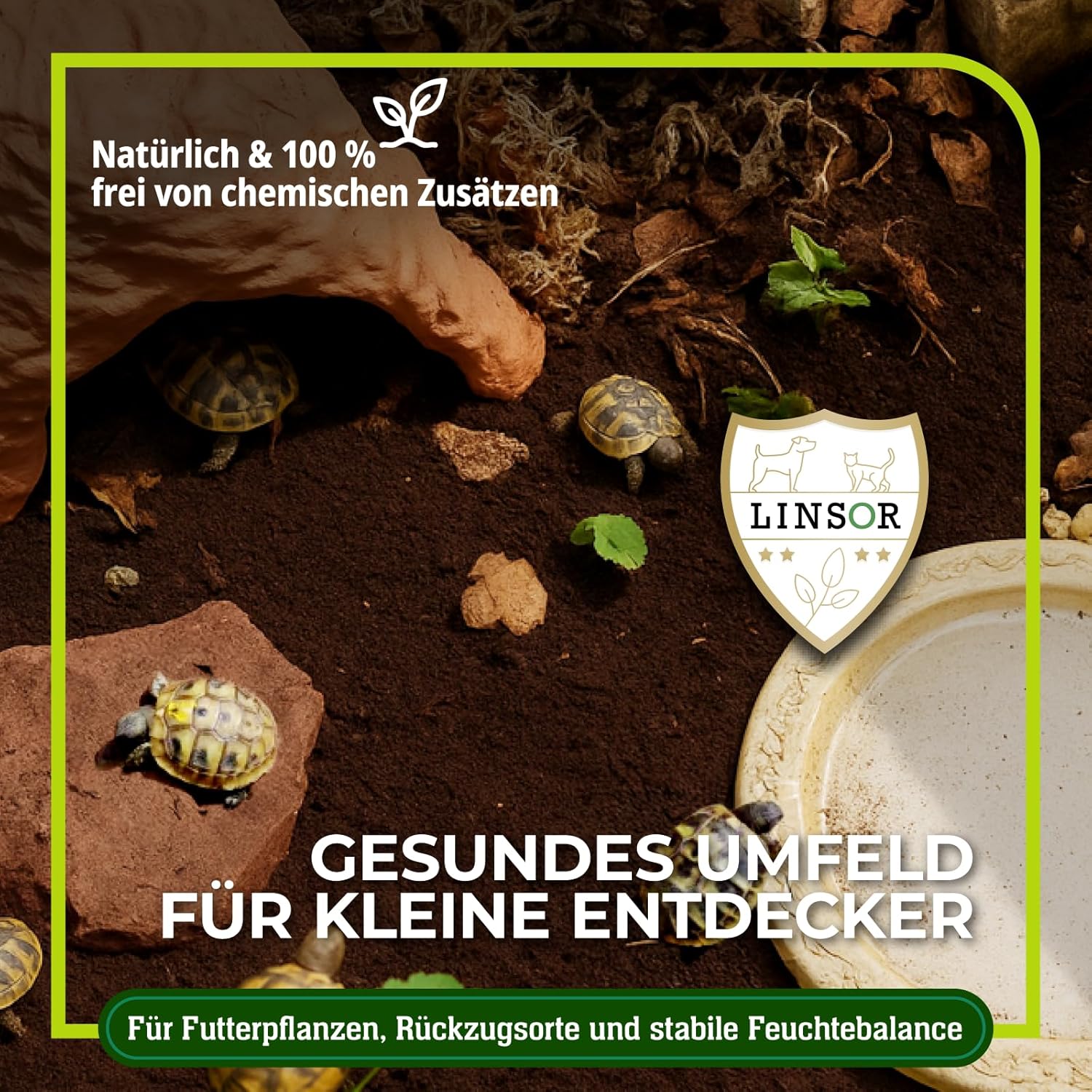 Linsor Terrarienerde 20 L Substrat - Bild 3